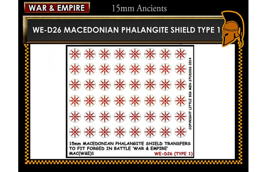 Shield Transfers: Macedonian Pikemen shield transfer TYPE 1 