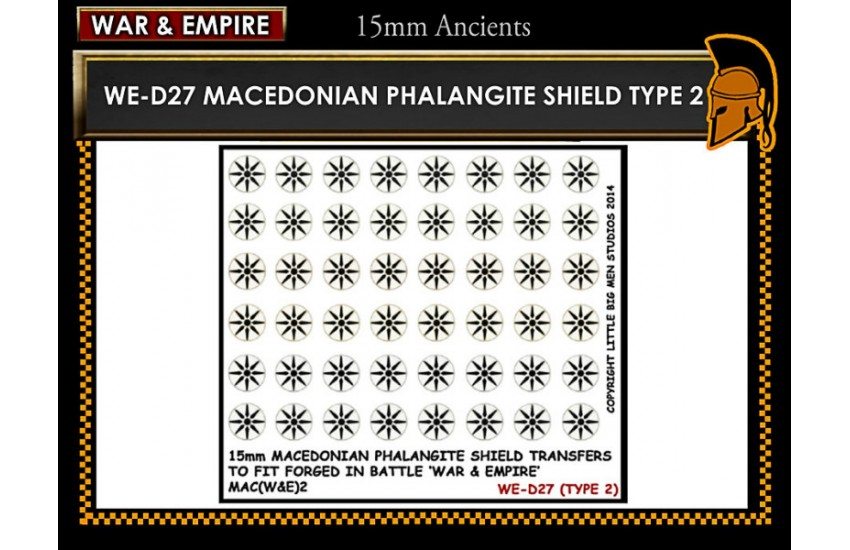 Shield Transfers: Macedonian Pikemen shield transfer TYPE 2 