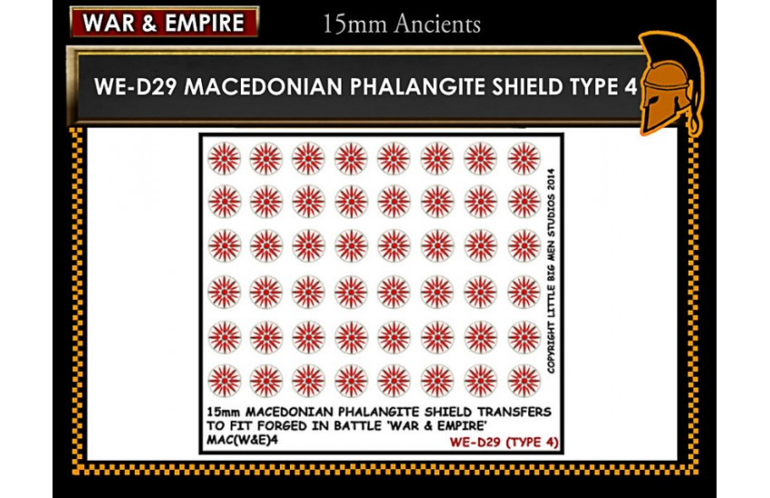 Shield Transfers: Macedonian Pikemen shield transfer TYPE 4 