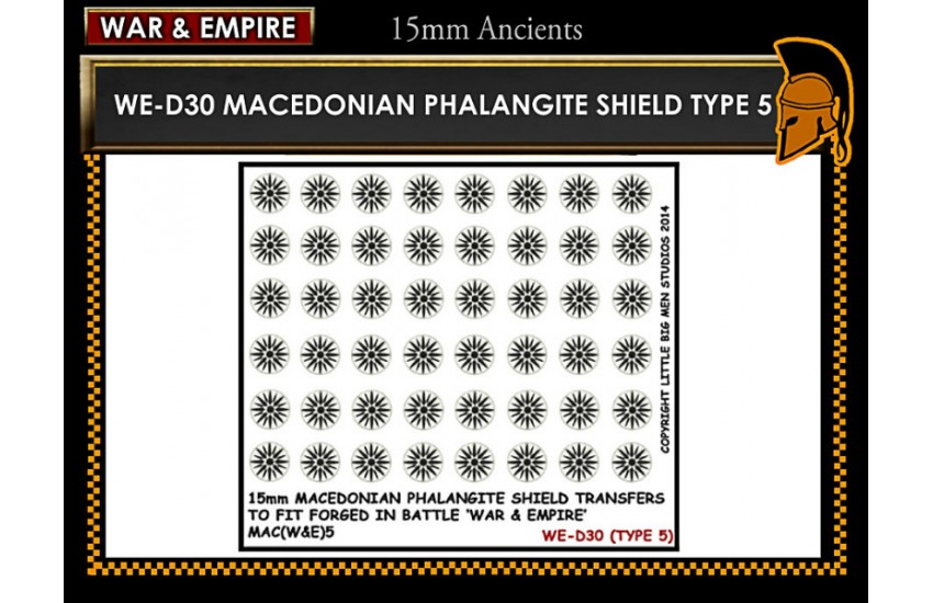 Shield Transfers: Macedonian Pikemen shield transfer TYPE 5 