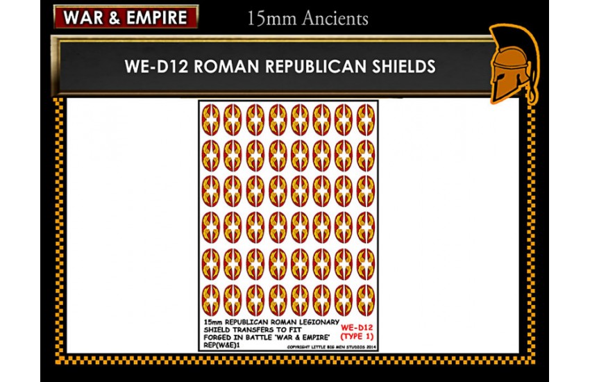 Shield Transfers: Republican Roman large oval shields 