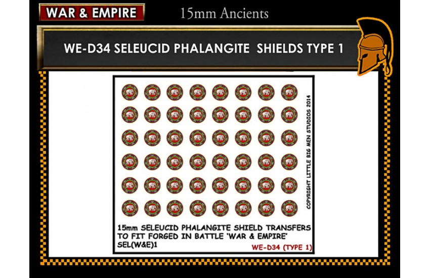 Shield Transfers: Seleucid Phalangite shield TYPE 1 