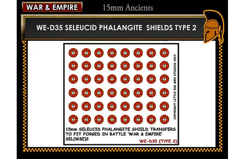 Shield Transfers: Seleucid Phalangite shield TYPE 2 