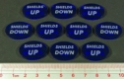 Litko: Space Wing: Shields Up-Down Tokens (10) 