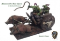 Shieldwolf Miniatures: Mountain Orcs Boar Chariot 