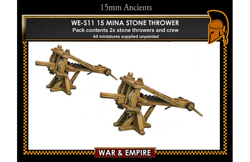 Siege Equipment: 15 mina stone thrower 