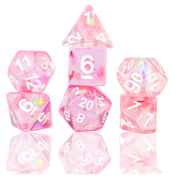 Sirius Dice: Celestial Ocean Dusk Polyhedral Dice Set