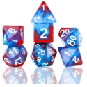 Sirius Dice 7 Die Set: Celestial Starry Skies  