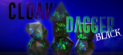 Sirius Dice 7 Die Set: Cloak and Dagger: Black  