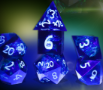 Sirius Dice 7 Die Set: Cloak and Dagger: Black  - SDZ0010-06 [850001609944]