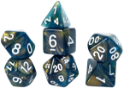 Sirius Dice 7 Die Set: Gaming Treasures: Unearthed Onyx 
