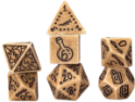 Sirius Dice 7 Die Set: Illusory Stone Sandstone 