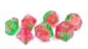 Sirius Dice 7 Die Set: Lotus Glowworm 