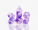 Sirius Dice 7 Die Set: OPAL GLAZE PURPLE GLAZE 