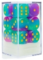 Sirius Dice: D6 DICE SET NORTHERN LIGHTS 16MM 12CT 