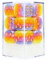 Sirius Dice: D6 DICE SET TAHITIAN SUNSET 16MM 12CT  