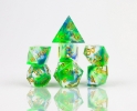 Sirius Dice: Sharp Edged: 7 Die Set: Cyprus 