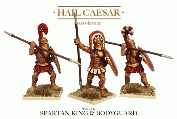 Hail Caesar: Greeks: Spartan King & Bodyguard 