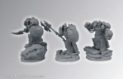 Scibor Monstrous Miniatures: Spartan SF Warriors Set 1 