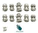 Spellcrow Conversion Bits: Blitzkrieg Orcs Heads in Goggles 