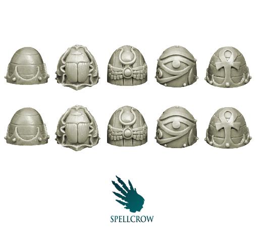 Spellcrow Conversion Bits: Changed Legions- Knight shoulder pads 