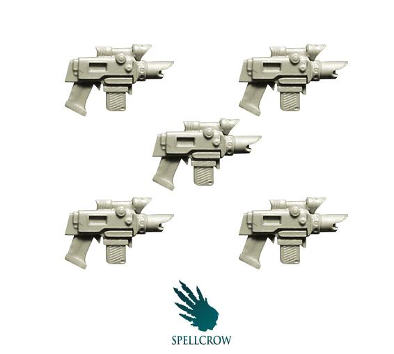 Spellcrow Conversion Bits: Improved Laser Pistols 