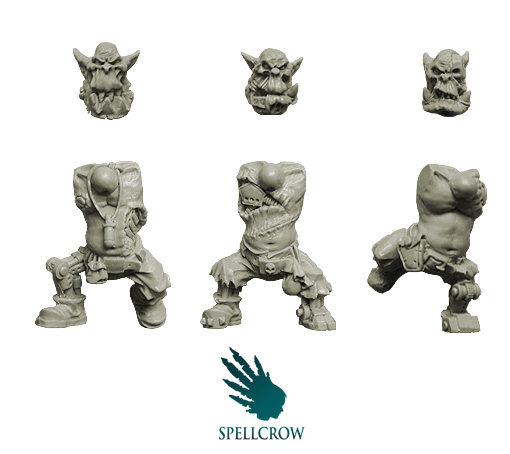 Spellcrow Conversion Bits: Orc Bodies with Bionic Implants 