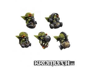 Spellcrow Conversion Bits: Orc Heads in Gas Masks 