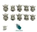 Spellcrow Conversion Bits: Orc Standard Heads 2 