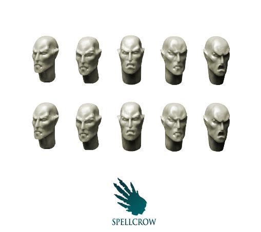 Spellcrow Conversion Bits: Space Elves Heads 