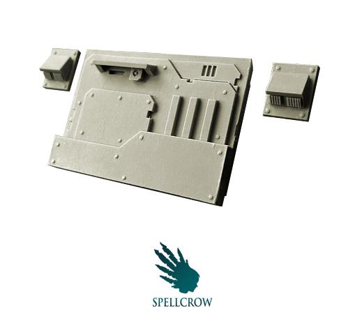 Spellcrow Conversion Bits: Space Knights Armoured Front Plate for Light Vehicles 