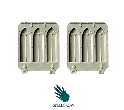 Spellcrow Conversion Bits: Space Knights Gothic Doors for Light Vehicles 