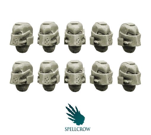 Spellcrow Conversion Bits: Space Knights- Helmets 