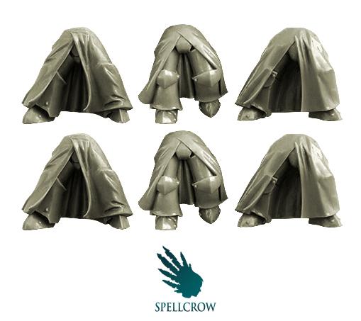 Spellcrow Conversion Bits: Space Knights Legs in Robes 