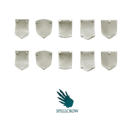 Spellcrow Conversion Bits: Space Knights Small Shoulder Shields 