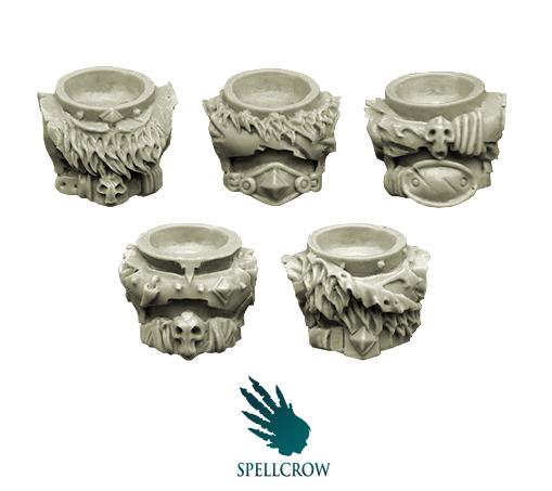 Spellcrow Conversion Bits: Space Knights Wolves Feral Wolves Torsos 
