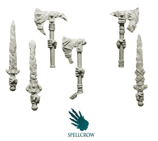 Spellcrow Conversion Bits: Space Knights Wolves Frost Weapons 
