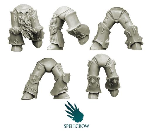 Spellcrow Conversion Bits: Space Knights Wolves Legs 
