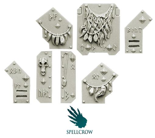 Spellcrow Conversion Bits: Space Knights Wolves Ornaments (Light Vehicles) 