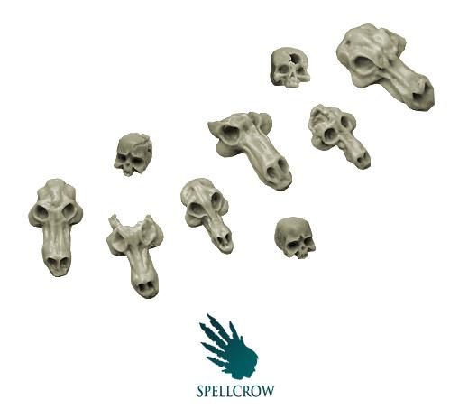 Spellcrow Conversion Bits: Space Knights Wolves Skulls 