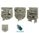 Spellcrow Conversion Bits: Templar Space Knights Heavy Large Shields (Ver.2) 