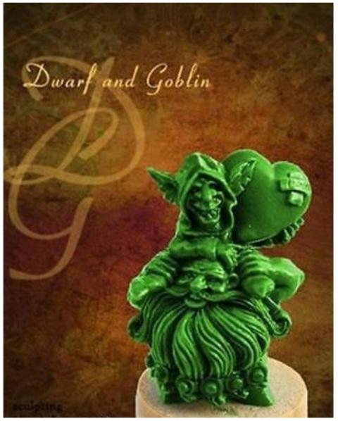 Spellcrow Miniatures: Dwarf with Goblin 