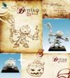 Spellcrow Miniatures: Dyniaq Mage and Spawn 