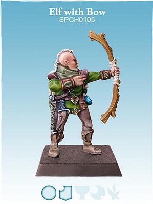 Spellcrow Miniatures: Elf with Bow  