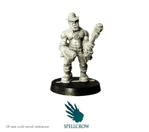 Spellcrow Miniatures: Gangster with Pistol & Club 