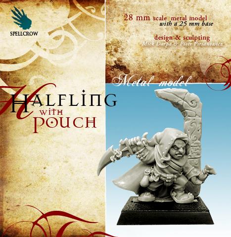 Spellcrow Miniatures: Halfling with Pouch 