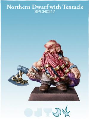 Spellcrow Miniatures: Northern Dwarf with Tentacle 