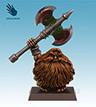 Spellcrow Miniatures: Northern Dwarf with a Great Axe 