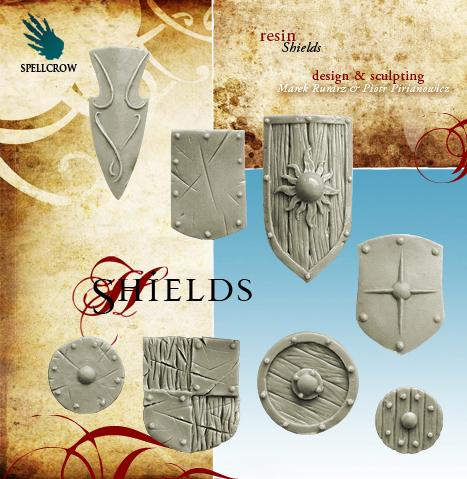 Spellcrow Miniatures: Shields 