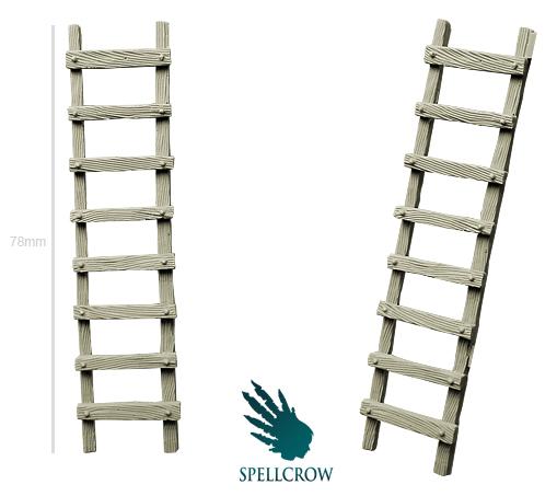 Spellcrow Terrain: Wooden Ladders 